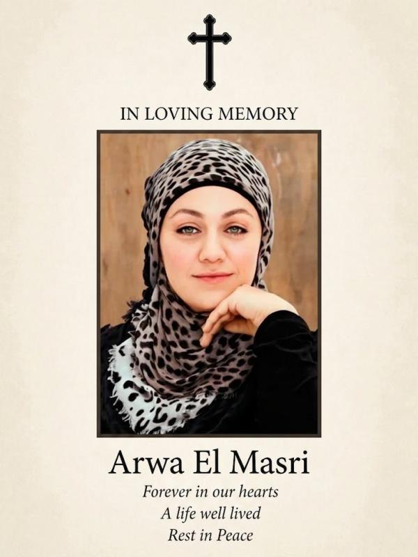 Arwa El Masri NSW Death, Obituary